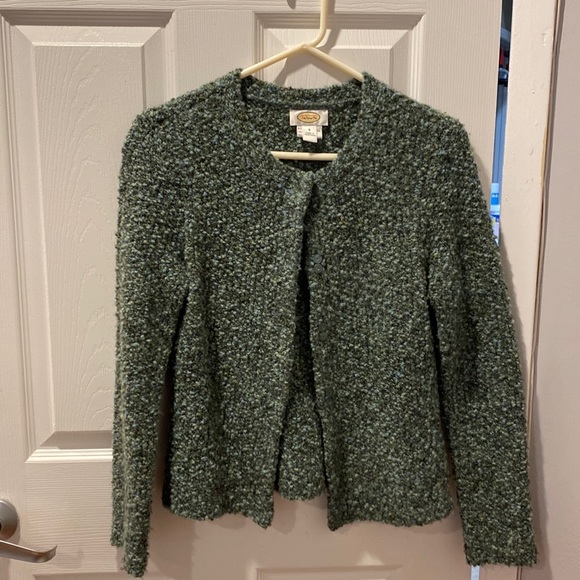 Wool blend cardigan sweater - Picture 1 of 4